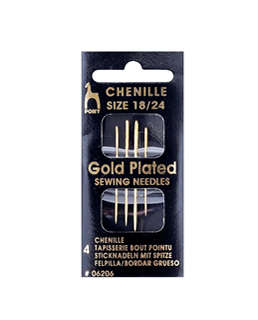 Chenille Sizes 18/22 6c Plain Eye