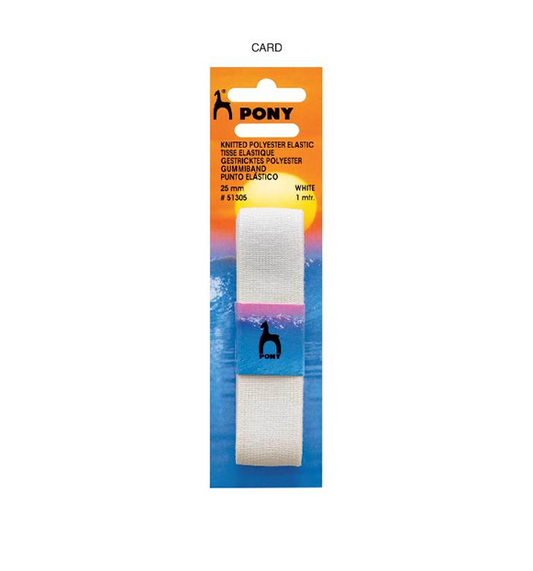 Knitted Polyester Elastic 2 Mtr 12mm