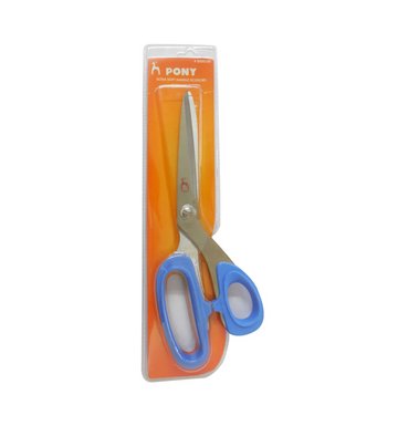 Ultra Soft Handle Scissors - 250mm in Blister Pack