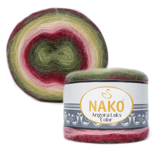 Nako Angora Luks Color Yarns