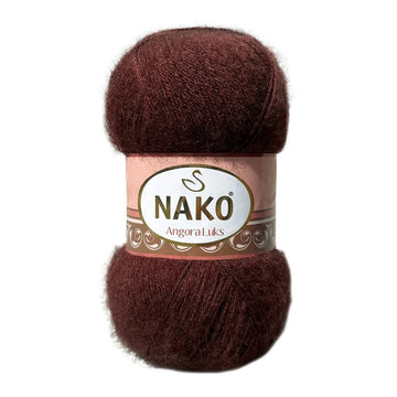 Nako Angora Luks Yarns - Crater Brown