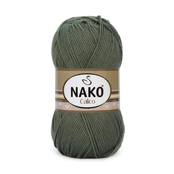 Nako Calico Yarn - Riffle Green