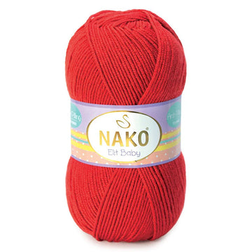 Nako Elit Baby Yarn - Red