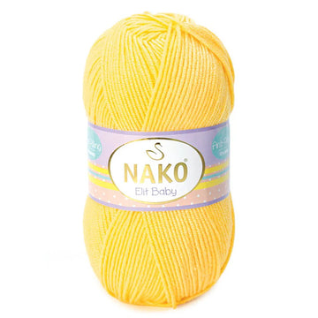 Nako Elit Baby Yarn - Yellow