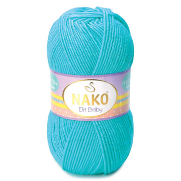 Nako Elit Baby Yarn - Turquoise Blue
