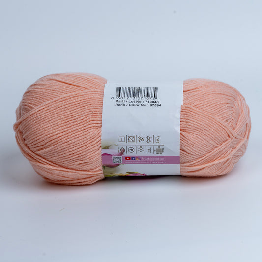 Cotton Luks - Peach Brown
