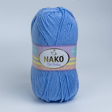 Nako Elit Baby Yarn - Coral Blue