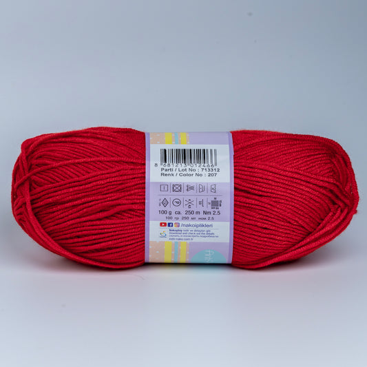 Nako Elit Baby Yarn - Red