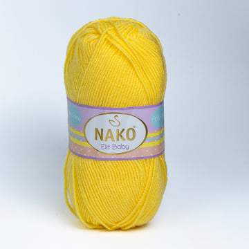 Nako Elit Baby Yarn - Yellow