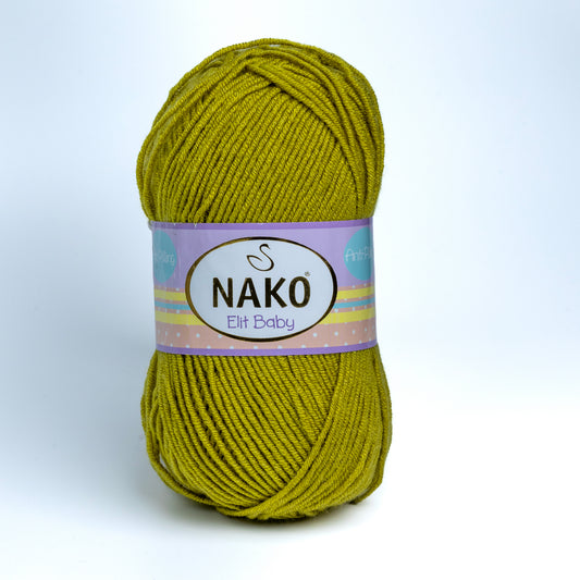 Nako Elit Baby Yarn - Dull Yellow