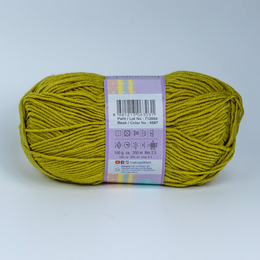 Nako Elit Baby Yarn - Dull Yellow