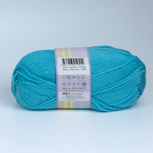 Nako Elit Baby Yarn - Turquoise Blue