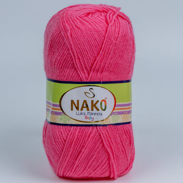 Nako Luks Minnos Yarn - Light Pink