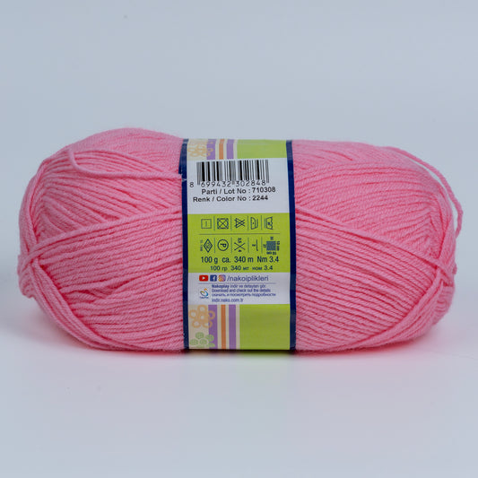 Nako Luks Minnos Yarn - Dusty Rose
