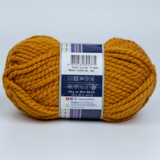 Nako Spaghetti Yarn - Yellow