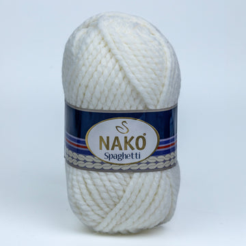 Nako Spaghetti Yarn - White
