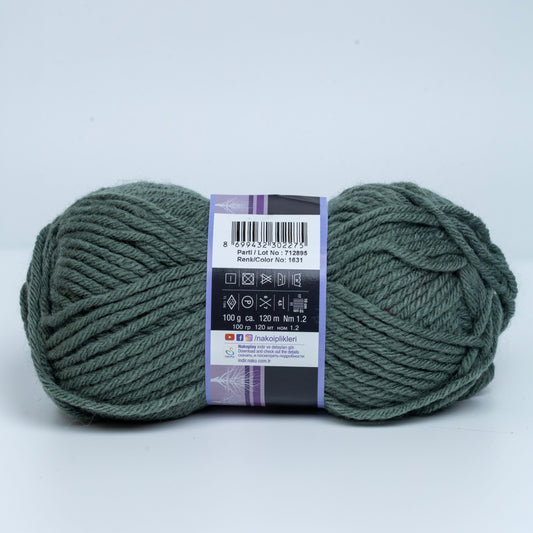 Nako Sport Wool - Lunar Green