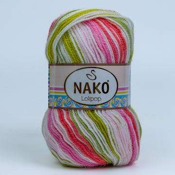 Nako Lolipop - White & Multicolor