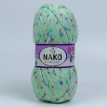 Nako Bebe Multi Color Yarn - Green