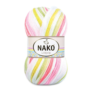 Nako Lolipop - White & Multicolor