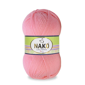 Nako Luks Minnos Yarn - Dusty Rose