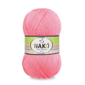 Nako Luks Minnos Yarn - Light Pink