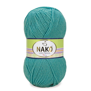 Nako Luks Minnos Yarn - Green
