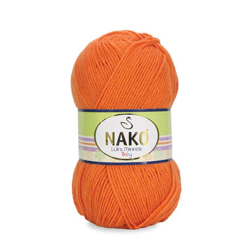 Nako Luks Minnos Yarn - Orange