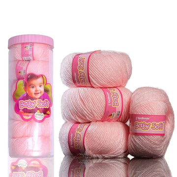 Vardhman Baby Soft Yarns - Jar of Six