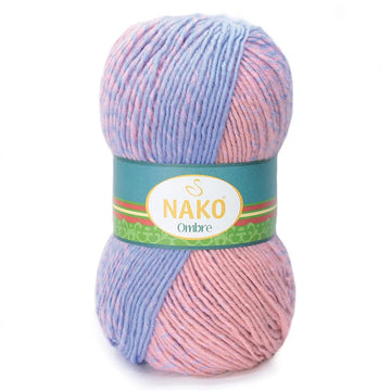 Nako Ombre Yarn - Pink and Blue