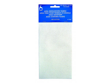 Aida Fabric-white 42 X 48cm –10c