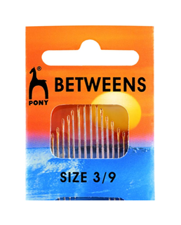 Betweens (Quilting) Sizes 3-9 20c