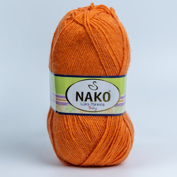 Nako Luks Minnos Yarn - Orange