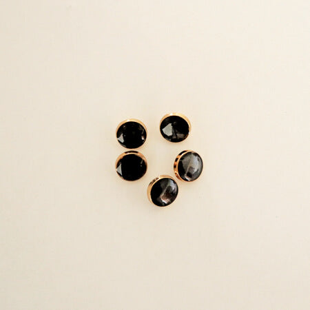 Metal Button Plain Round 12mm-5p