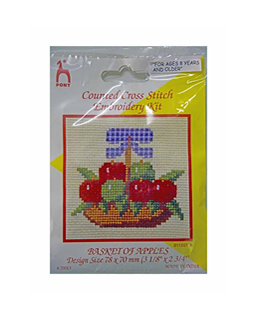 Mini Cross Stitch Kit. Of Apples-70013