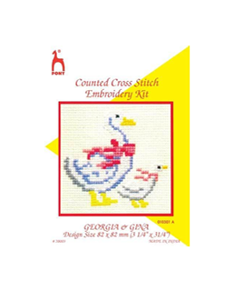 Cross Stitch Kit  Georigia & Gina-70003