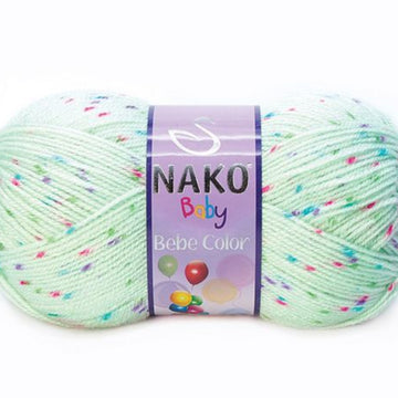Nako Bebe Multi Color Yarn - Green
