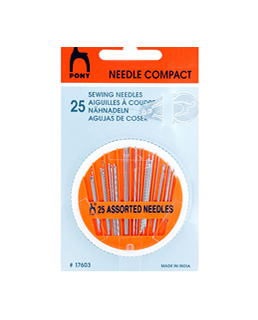 Needle Compact With Threader 25c Assorted