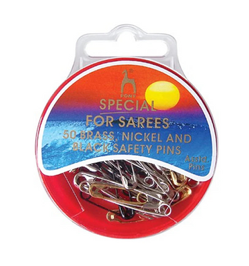 Saree Safety Pins 50C Assorted