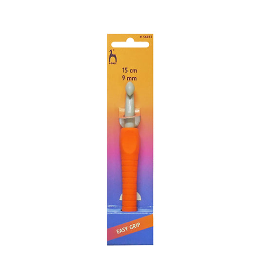 Easy Grip Handle Crochet Hook with Finger Flat