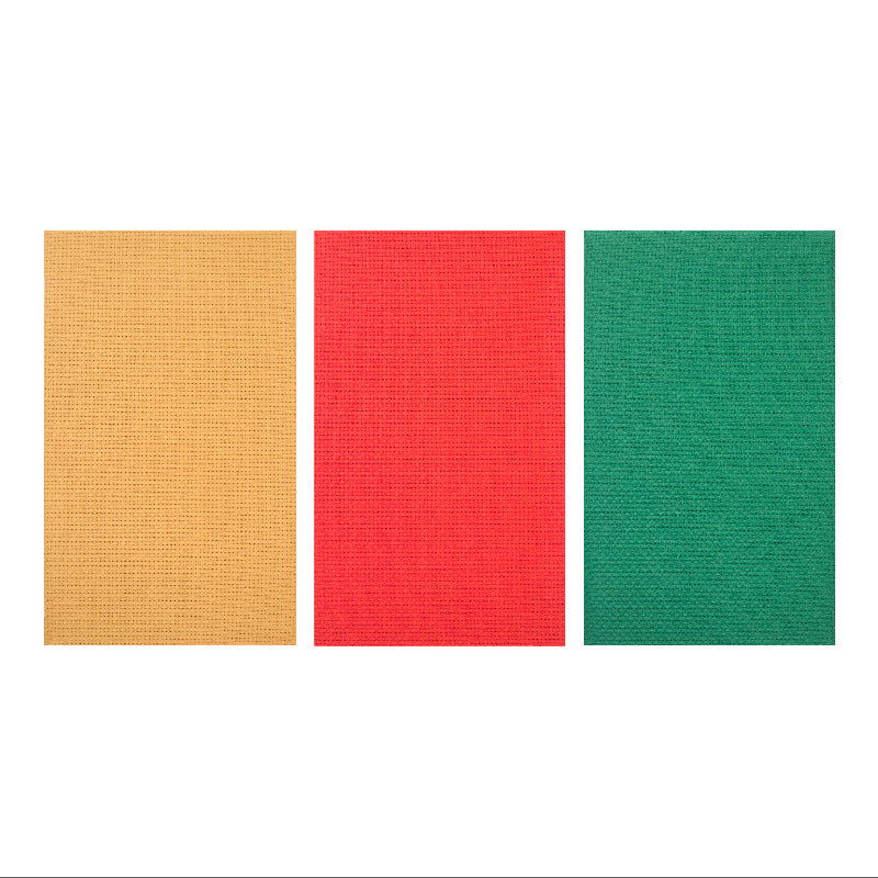 Aida Fabric - Gold,red & Green